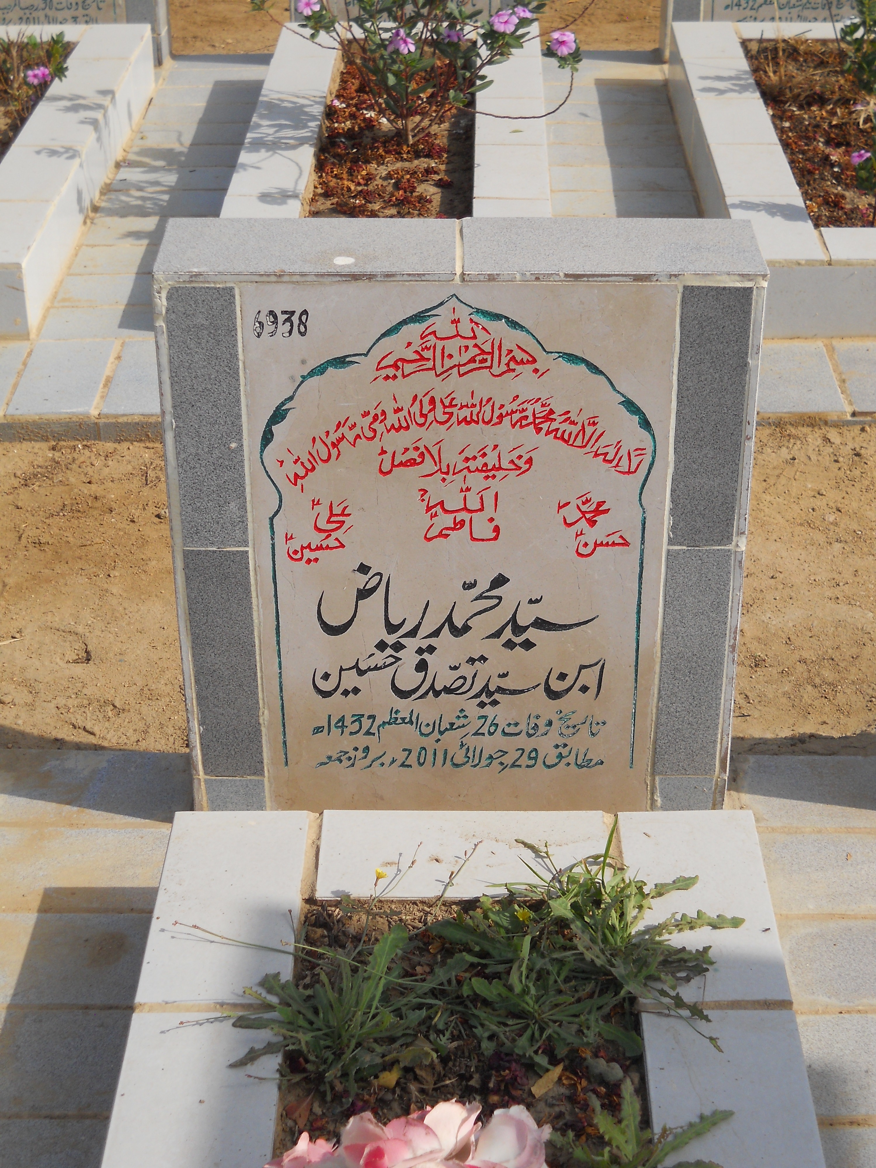 6938 – Syed Muhammad Riyaz