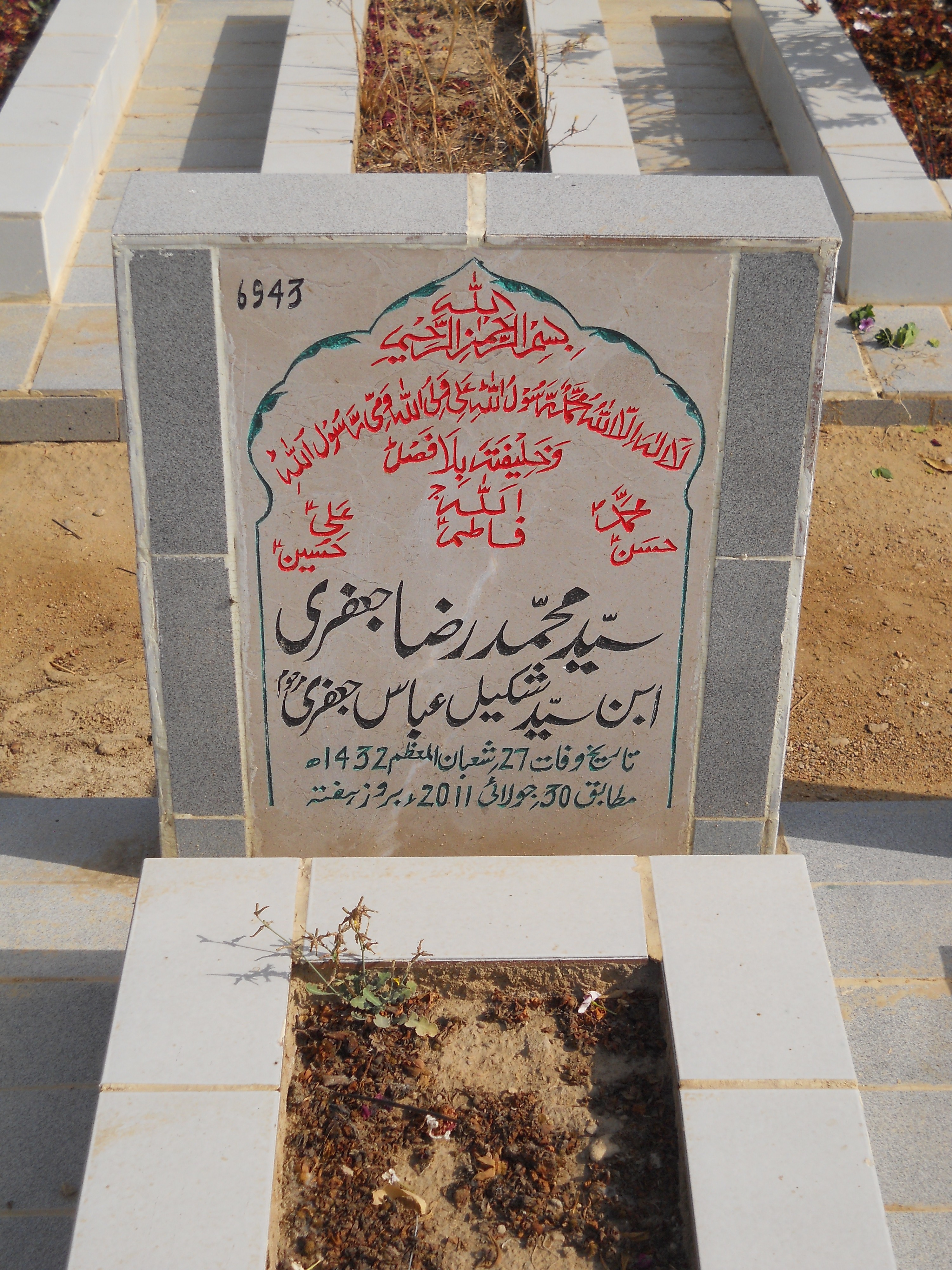 6943 – Syed Muhammad Raza Jaffery