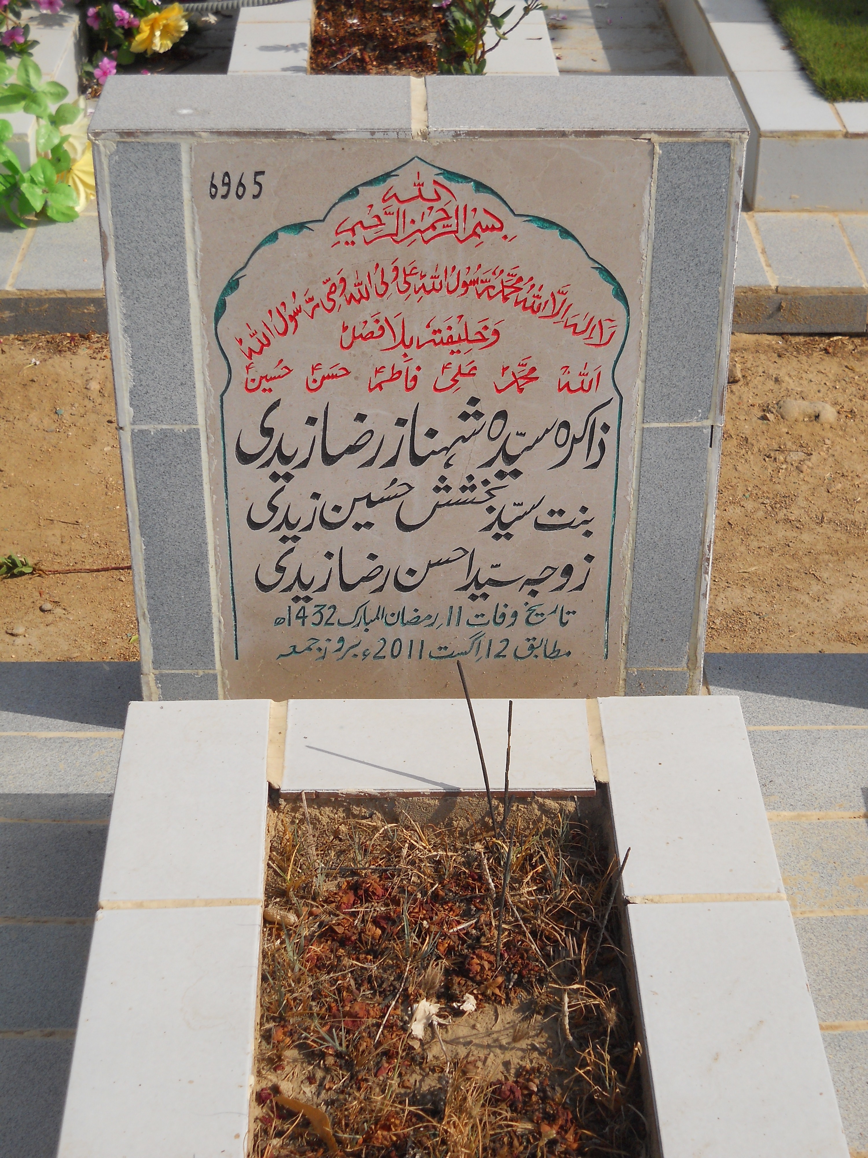 6965 – Syeda Shehnaz Raza Zaidi