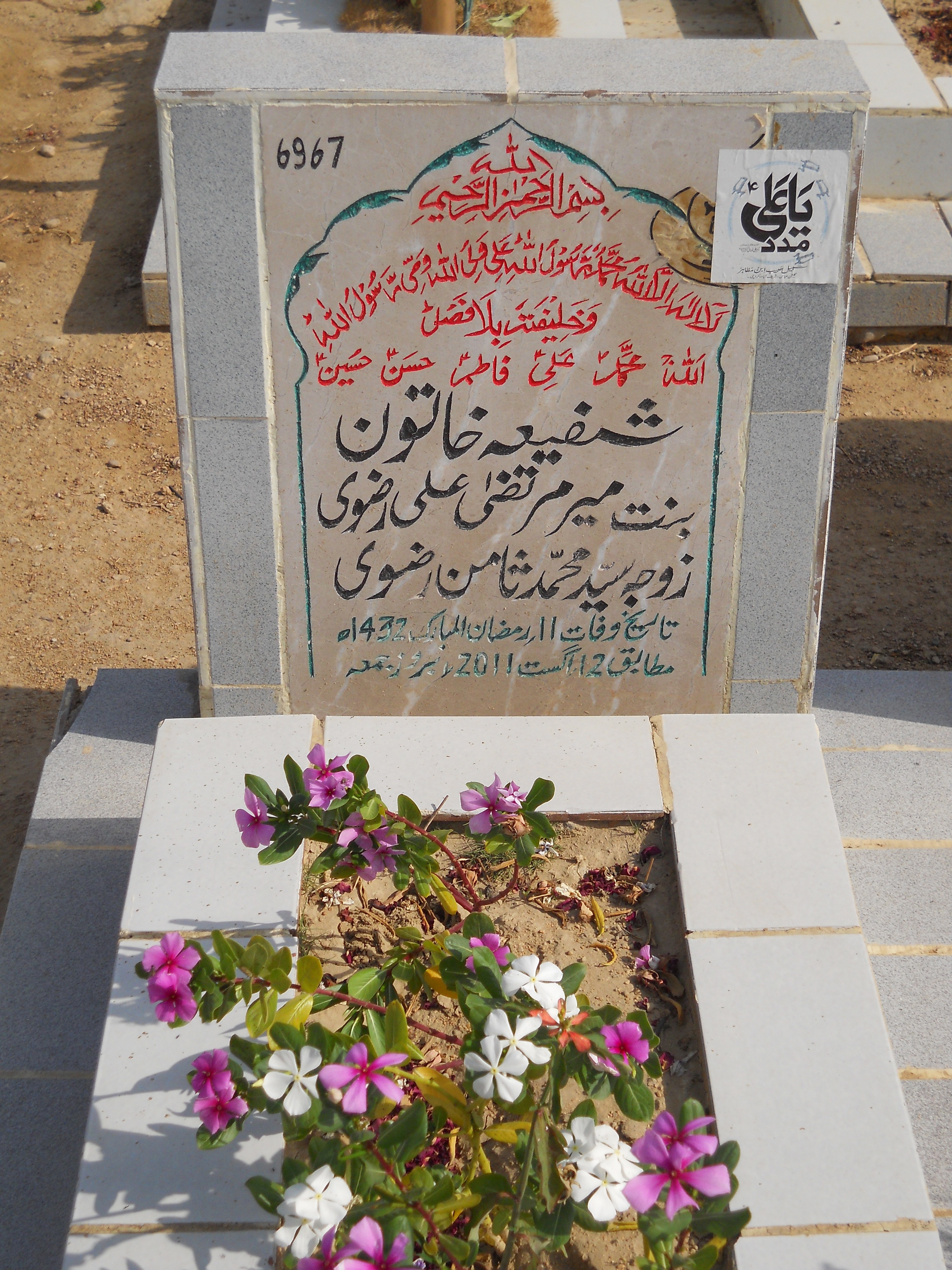 6967 – Shafia Khatoon