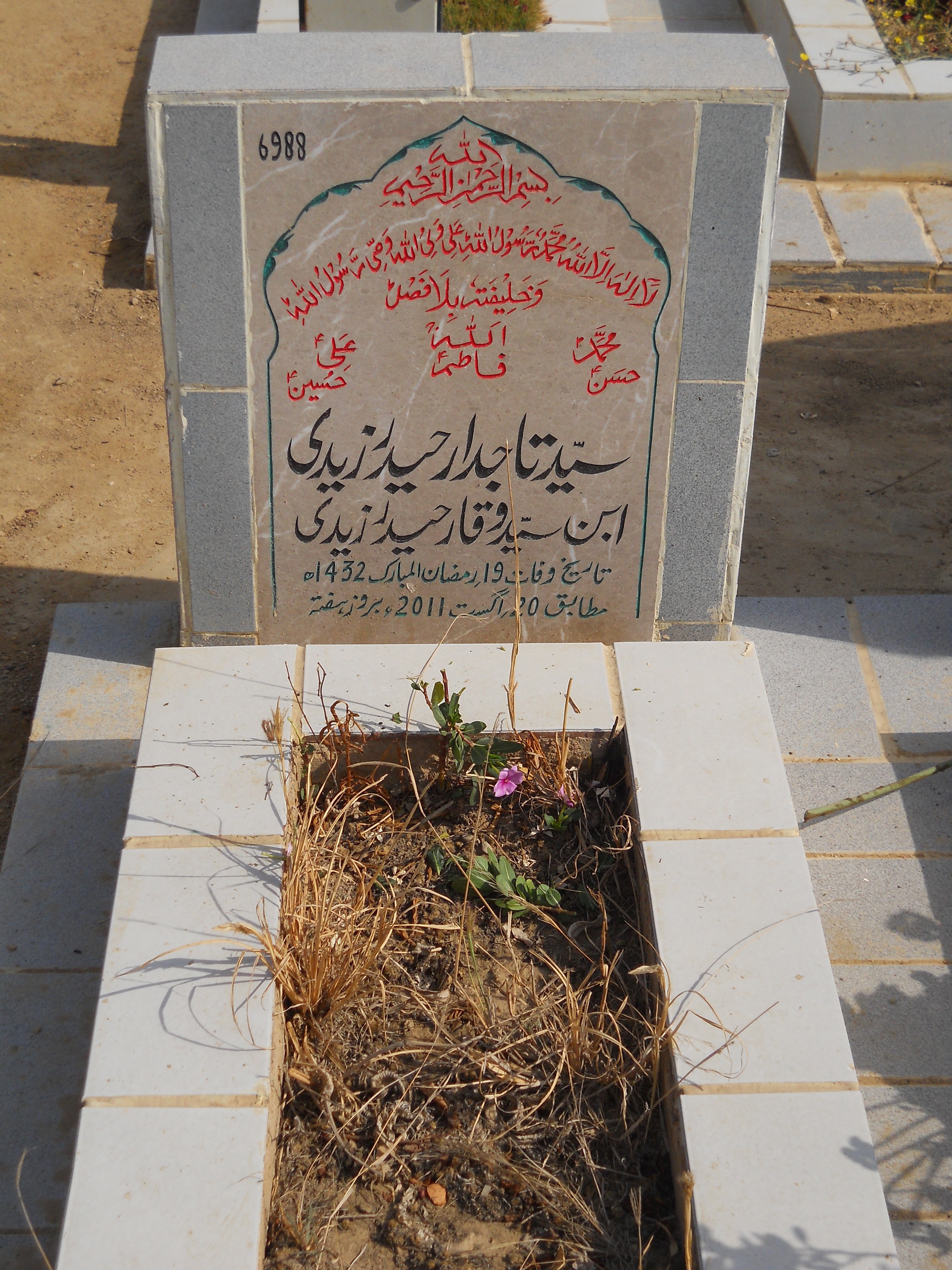 6988 – Syed Tajdar Haider Zaidi
