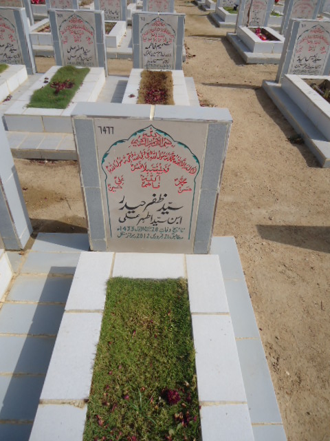 7477 – Syed Zafar Haider