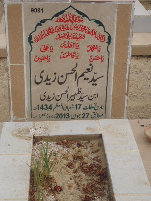 9091 – Syed Naeem Ul Hasan Zaidi