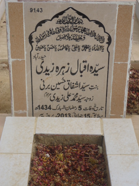 9143 – Syeda Iqbal Zehra Zaidi