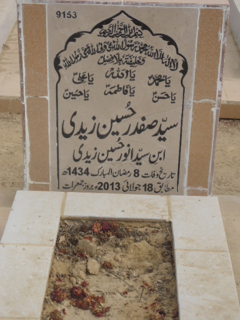 9153 – Syed Safdar Hussain Zaidi