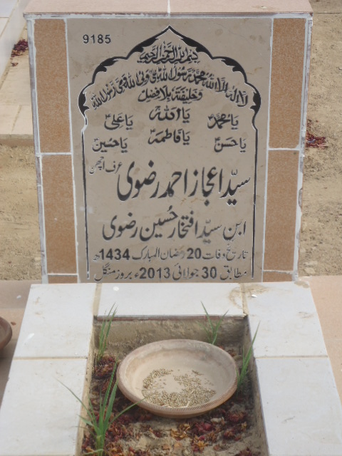 9185 – Syed Ijaz Ahmed Rizvi