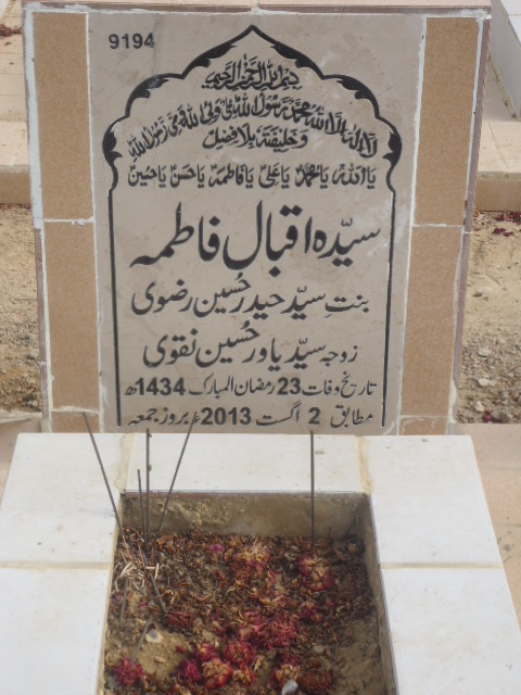 9194 – Syeda Iqbal Fatima