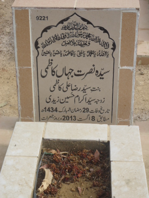 9221 – Syeda Nusrat Jahan Kazmi