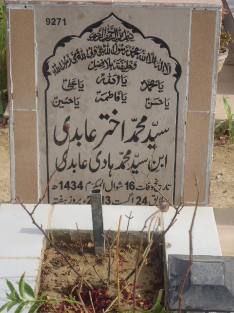 9271 – Syed Muhammad Akhtar Abidi