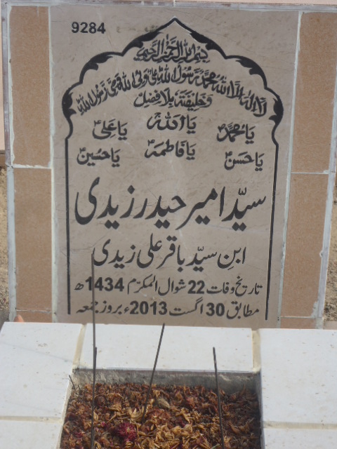 9284 – Syed Ameer Haider Zaidi
