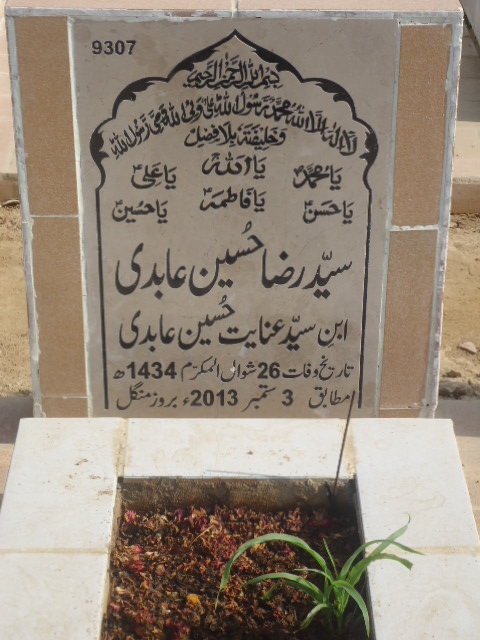 9307 – Syed Raza Hussain Abidi