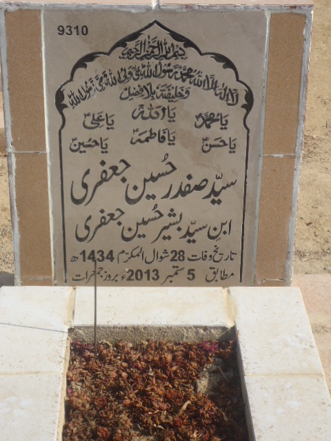 9310 – Syed Safdar Hussain Jaffery