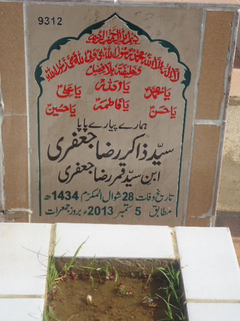 9312 – Syed Zakir Raza Jaffery