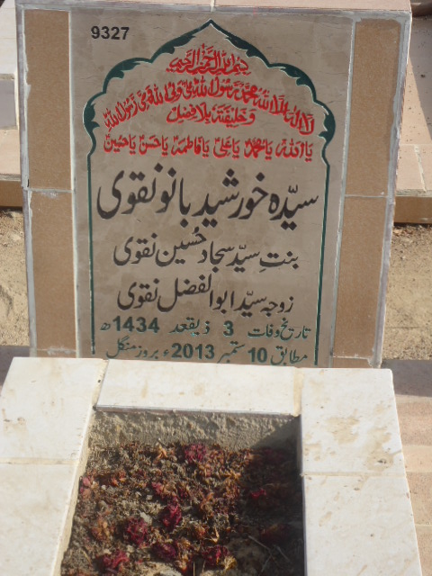 9327 – Syeda Khursheed Bano  Naqvi
