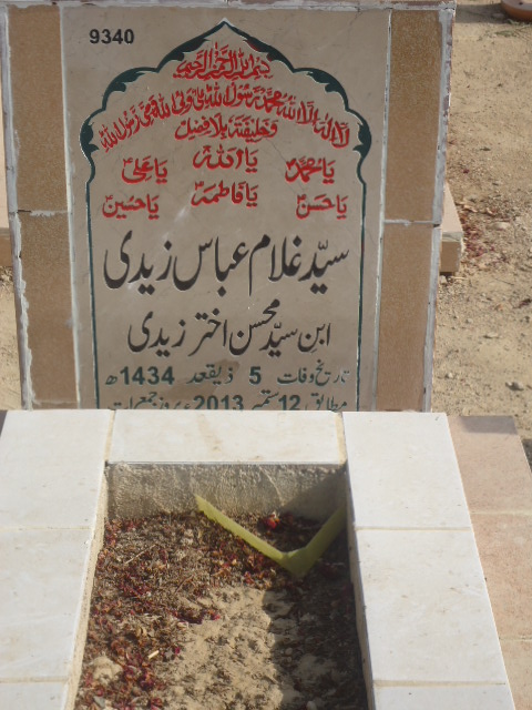 9340 – Syed Ghulam Abbas Zaidi
