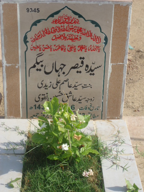 9345 – Syeda Qaisar Jahan Begum