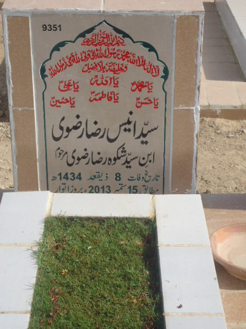 9351 – Syed Anees RazaRizvi