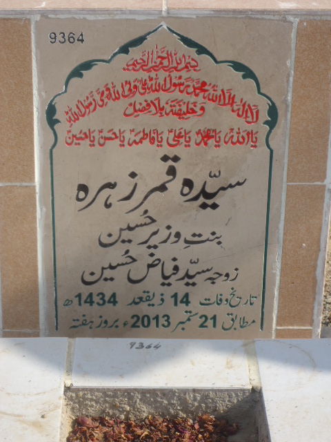 9364 – Syeda Qamar Zehra
