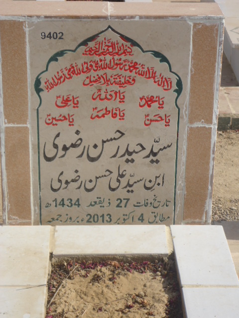 9402 – Syed Haider Hasan Rizvi
