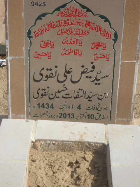 9425 – Syed Faiz Ali Naqvi