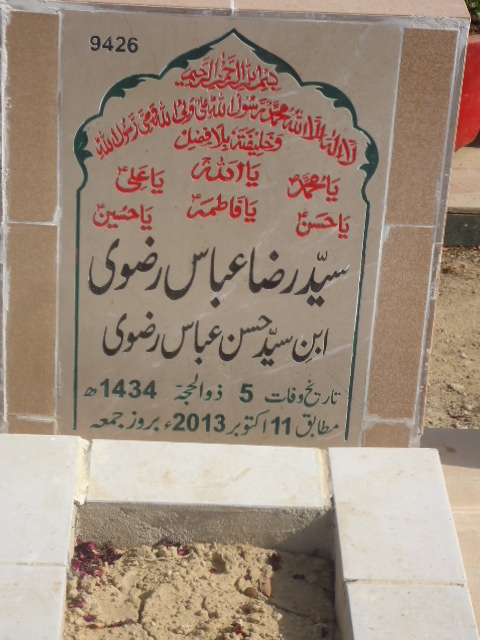9426 – Syed Raza Abbas Rizvi