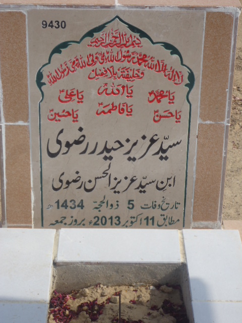 9430 – Syed Aziz Haider Rizvi