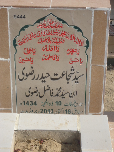 9444 – Syed Shujat Haider Rizvi