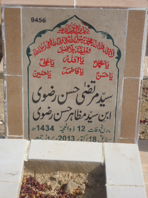 9456 – Syed Murtaza Hasan Rizvi