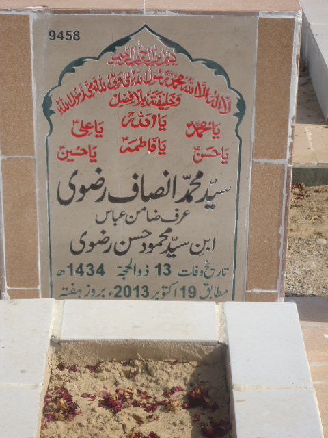 9458 – Syed Muhammad Insaf Rizvi