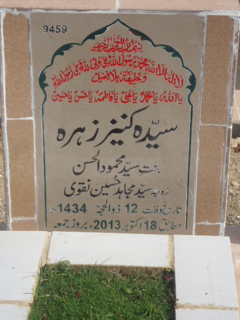 9459 – Syeda Kaneez Zehra