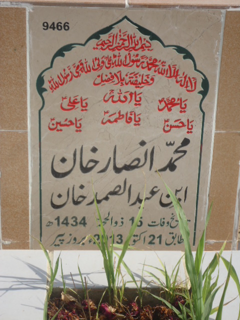9466 – Muhammad Ansar Khan