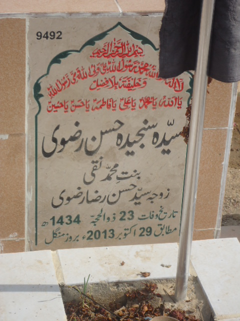 9492 – Syeda Sanjeeda Hasan Rizvi