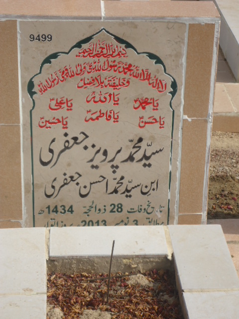 9499 – Syed Muhammad Perveez Jaffery