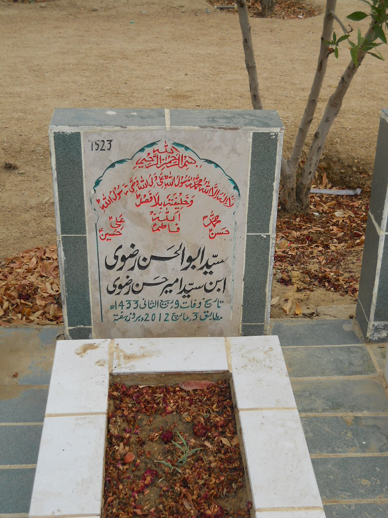 7523 – Syed Abul Hasan Rizvi