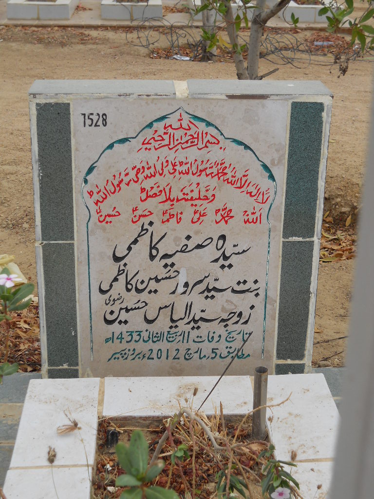 7528 – Syeda Safiya Kazmi
