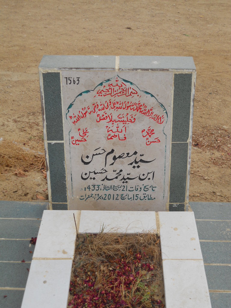 7563 – Syed Masoom Hasan