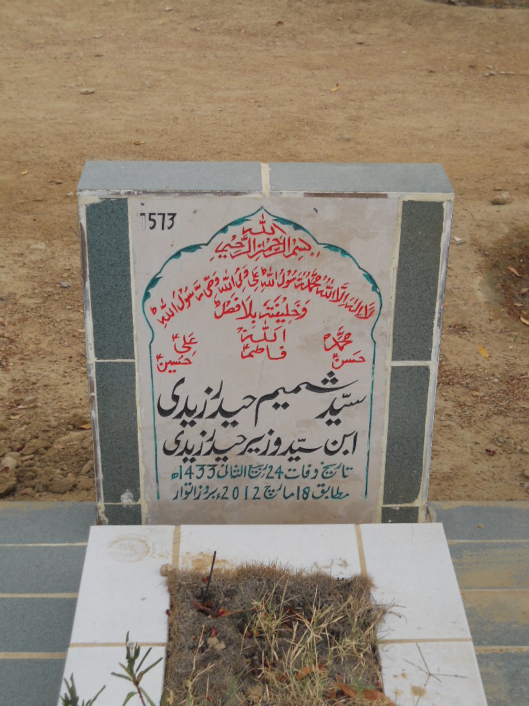 7573 – Syed Shamim Haider Zaidi