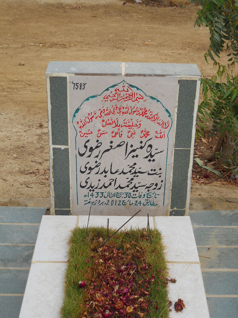 7583 – Syeda Kaneez Asghar Rizvi