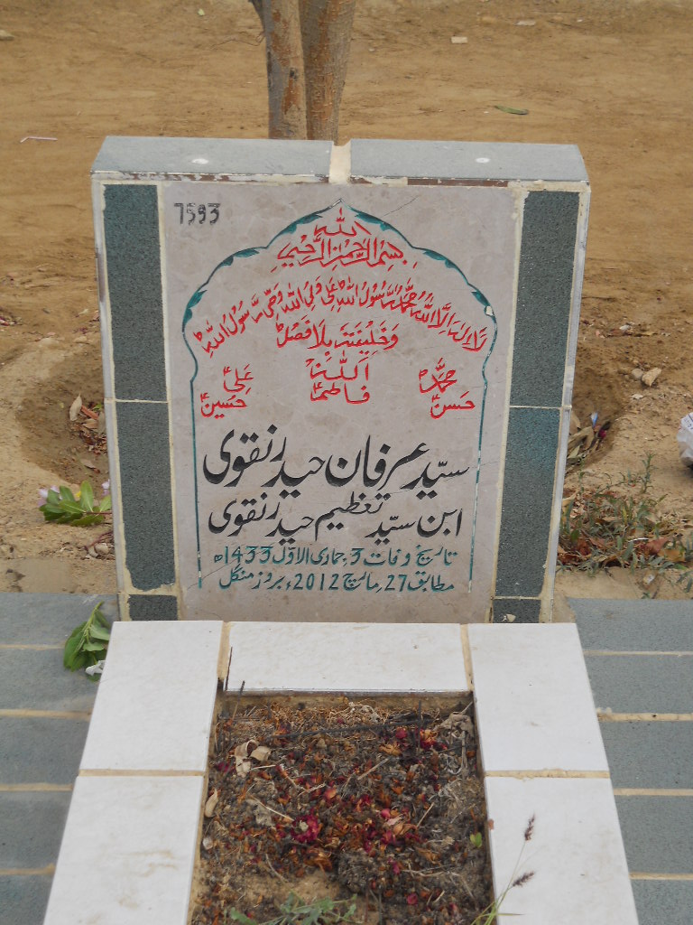 7593 – Syed Irfan Haider Naqvi