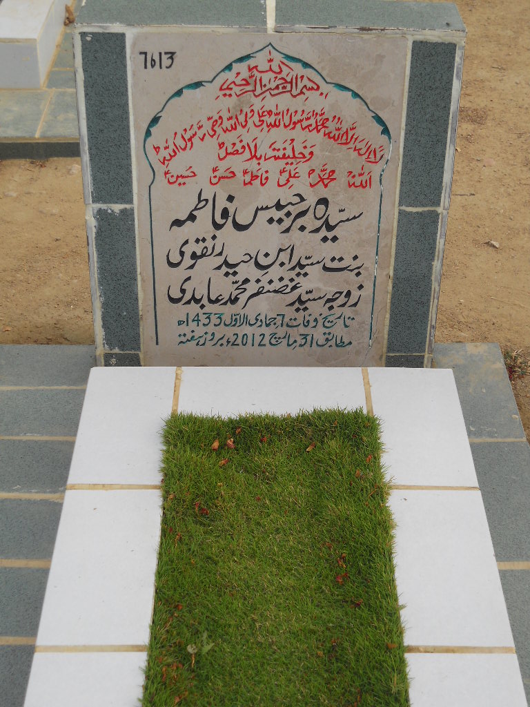 7613 – Syeda Birjees Fatima