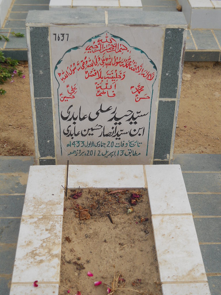 7637 – Syed Haider Ali Abidi