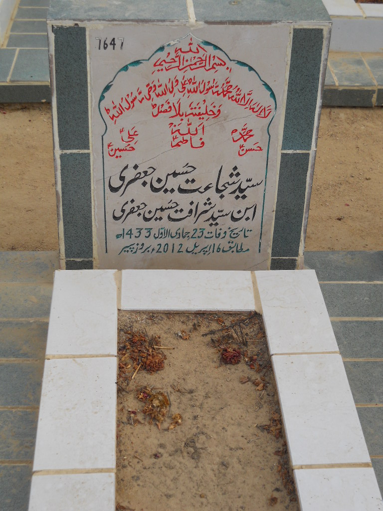 7647 – Syed Shujat Hussain Jaffery