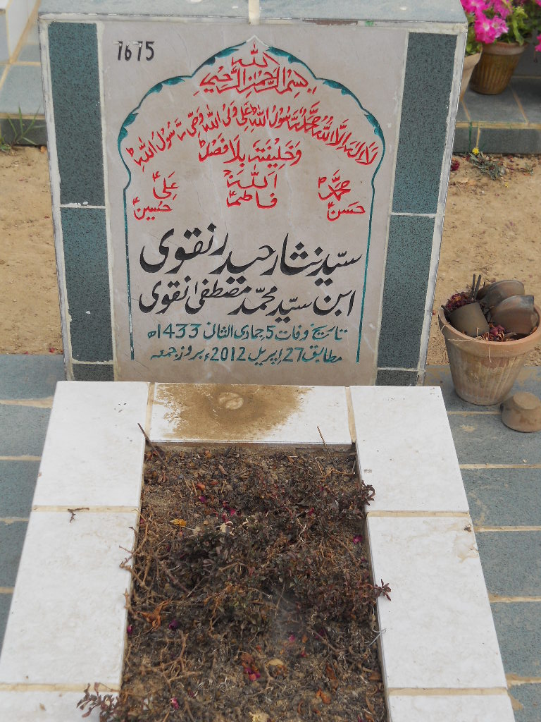 7675 – Syed Nisar Haider Naqvi