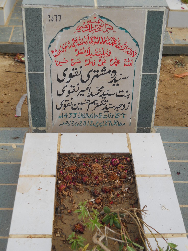 7677 – Syeda Mushtari Naqvi