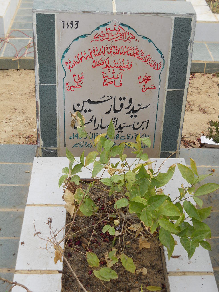 7683 – Syed Waqar Hussain