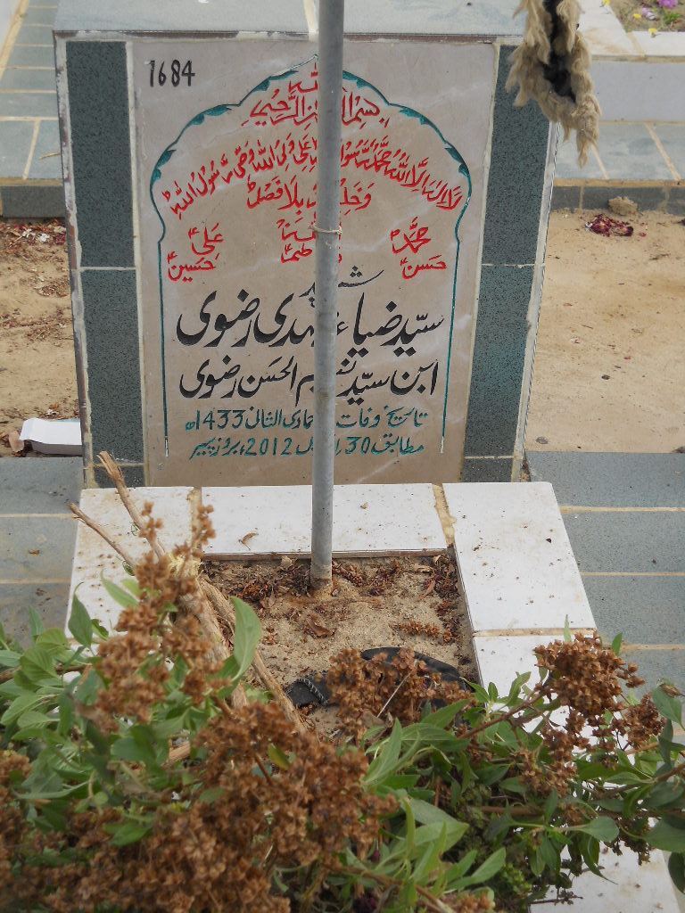 7684 – Shaheed Syed Zia Mehdi Rizvi
