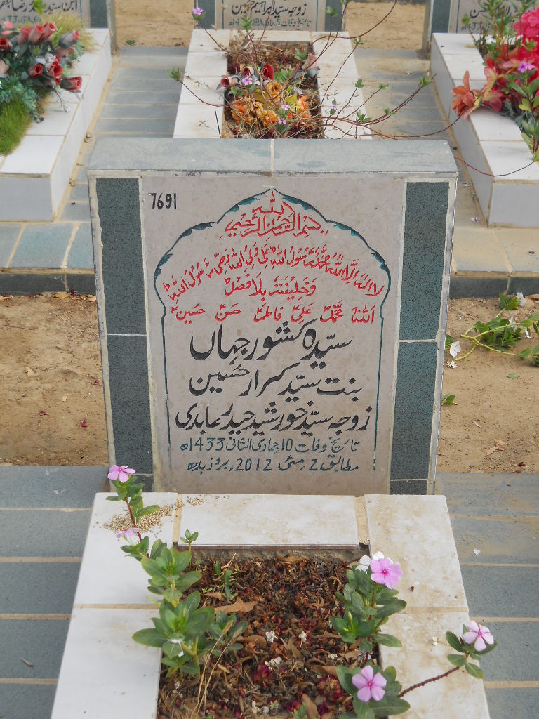7691 – Syeda Kishwar Jahan
