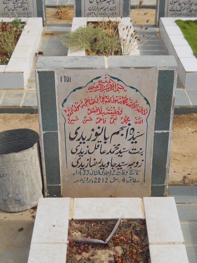 7701 – Syeda Anjum Bano Zaidi