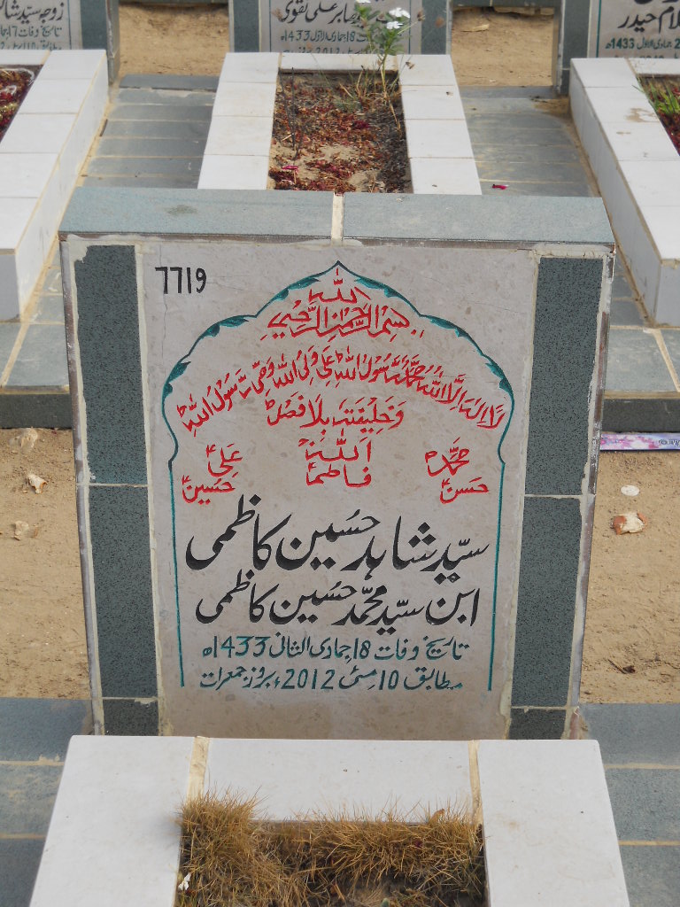 7719 – Syed Shahid Hussain Kazmi