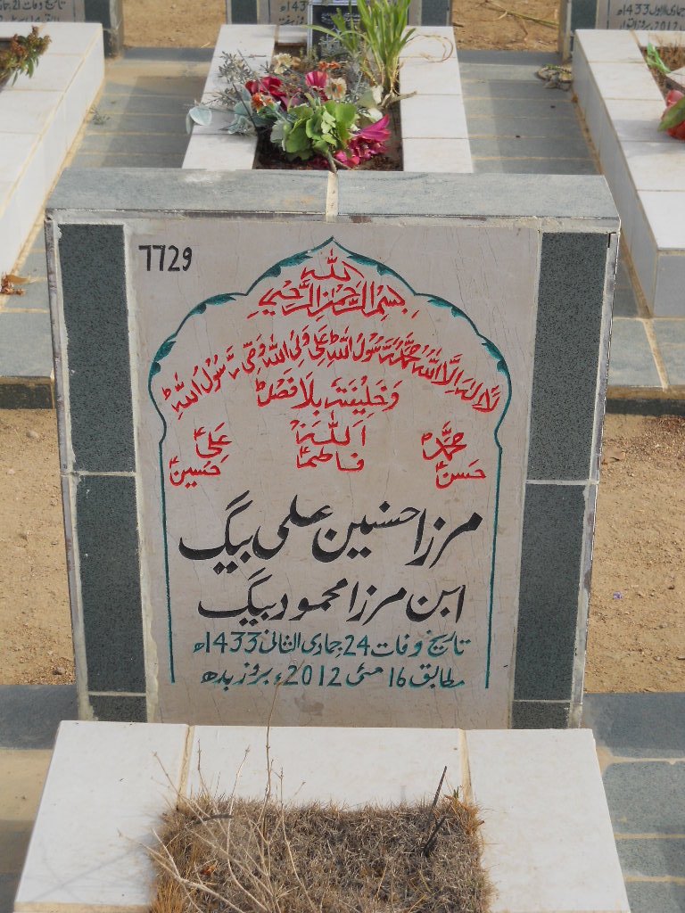 7729 – Mirza Hasnain Ali Baig